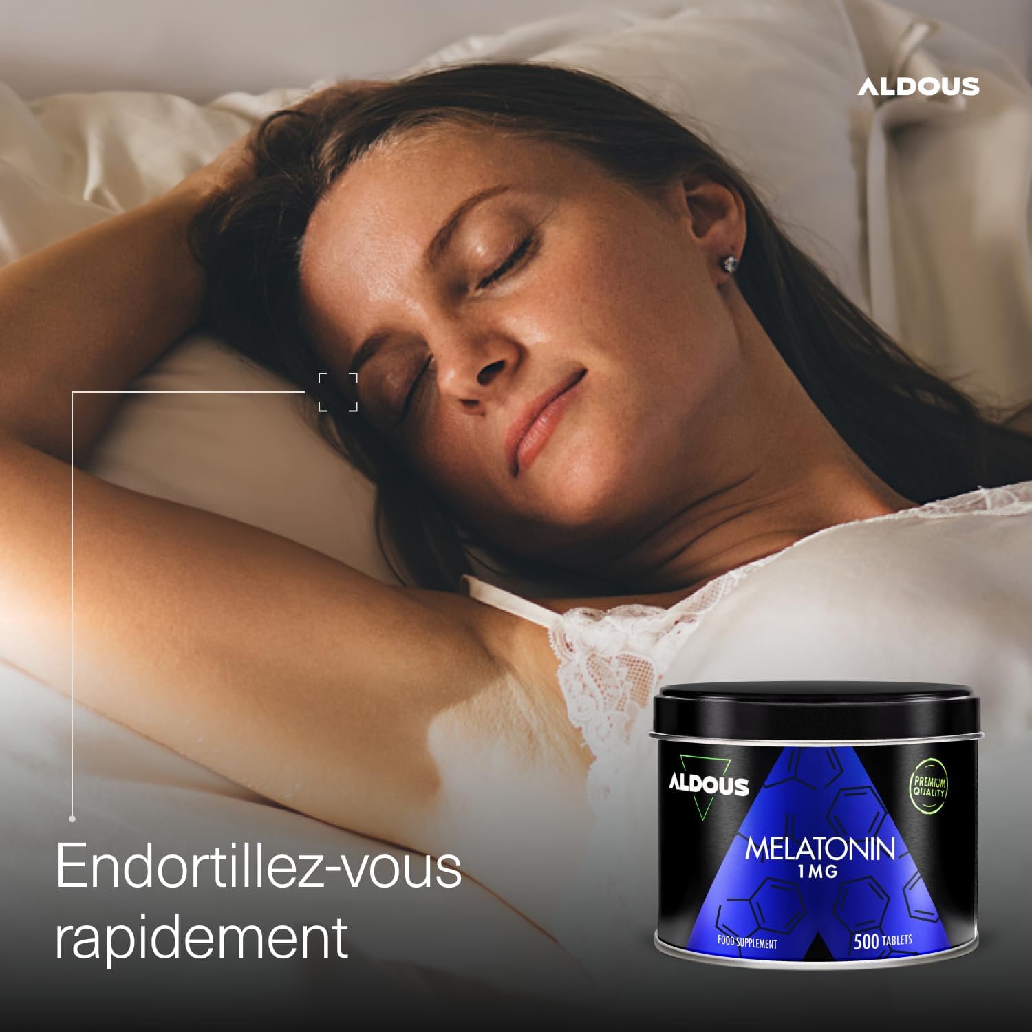 Melatonin 1mg - 500 Nights (+ 16 Months) - Pure Melatonin - For Sleep - Image 8