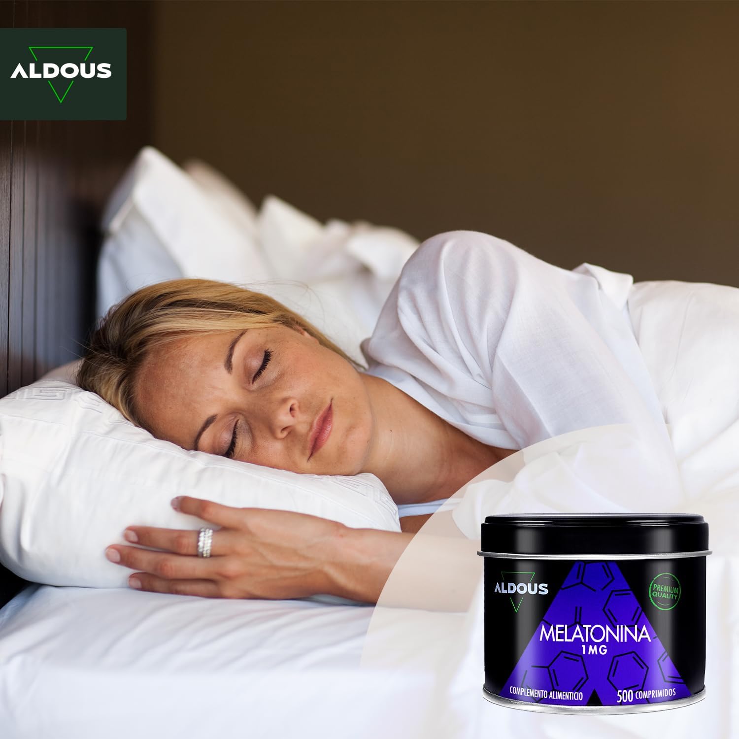 Melatonin 1mg - 500 Nights (+ 16 Months) - Pure Melatonin - For Sleep - Image 11