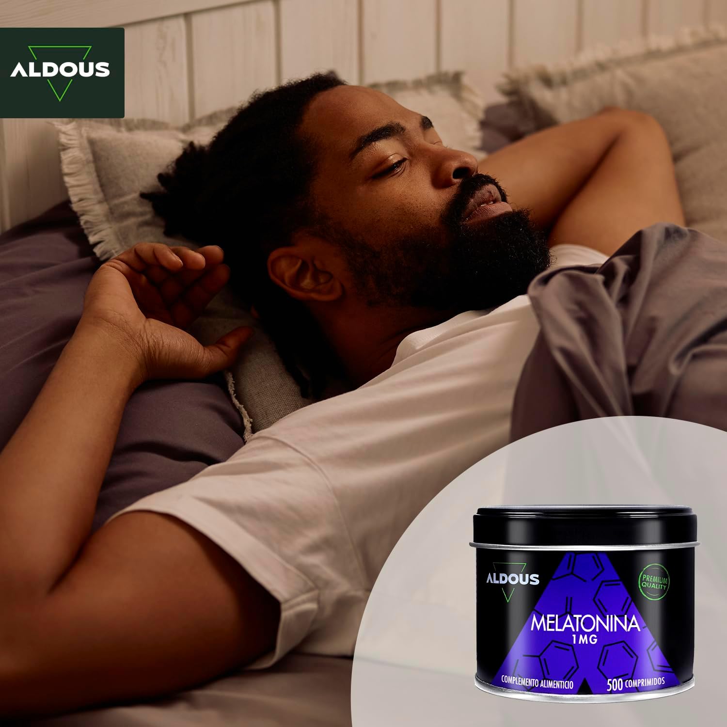 Melatonin 1mg - 500 Nights (+ 16 Months) - Pure Melatonin - For Sleep - Image 13