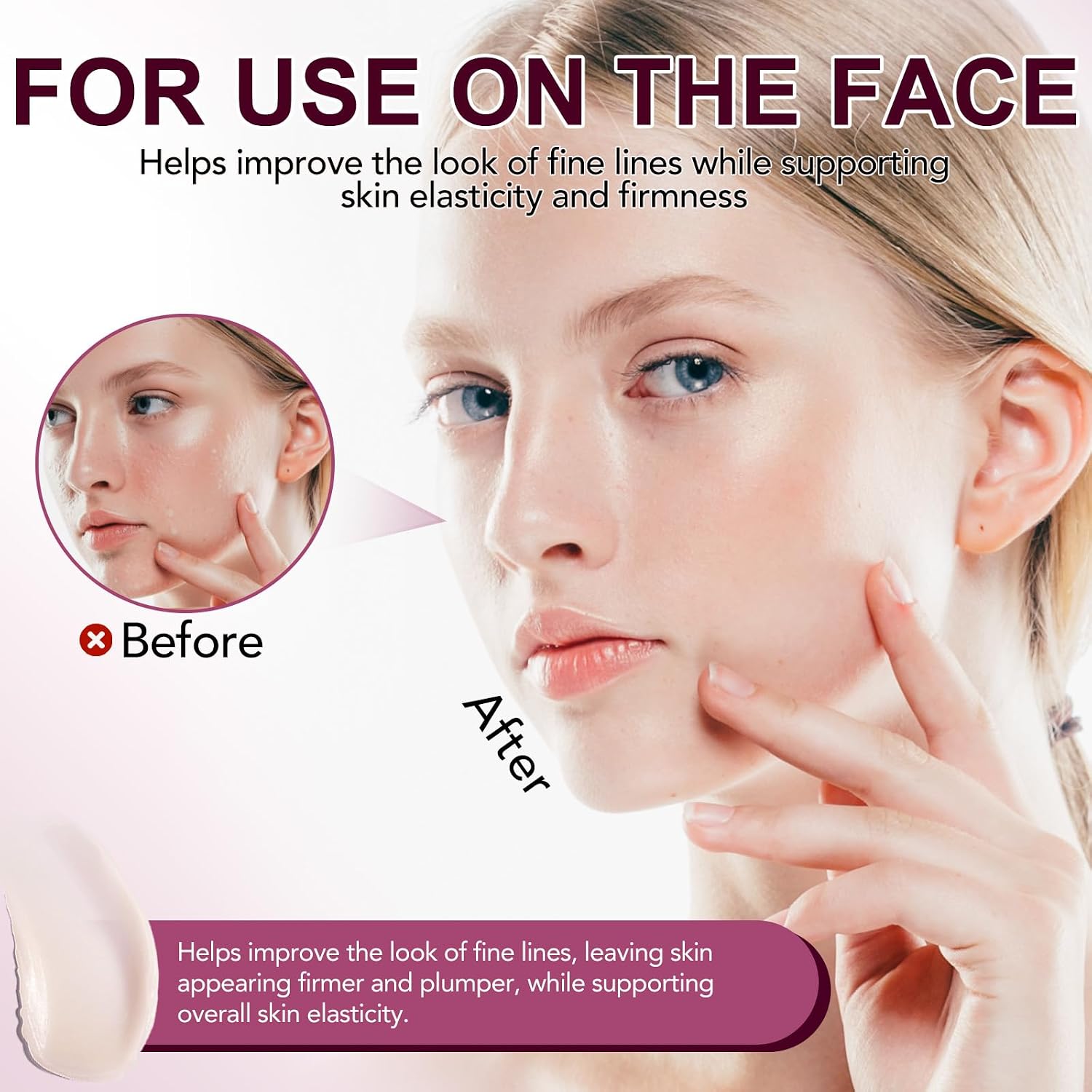 Multi Calcium Balm, Multi Volume Calcium Balm, Enriched with Collagen, Moisturizing Care, Supports Firmness and Elasticity, Brightens and Revitalizes Skin, For Eyes, Neck and - Image 6