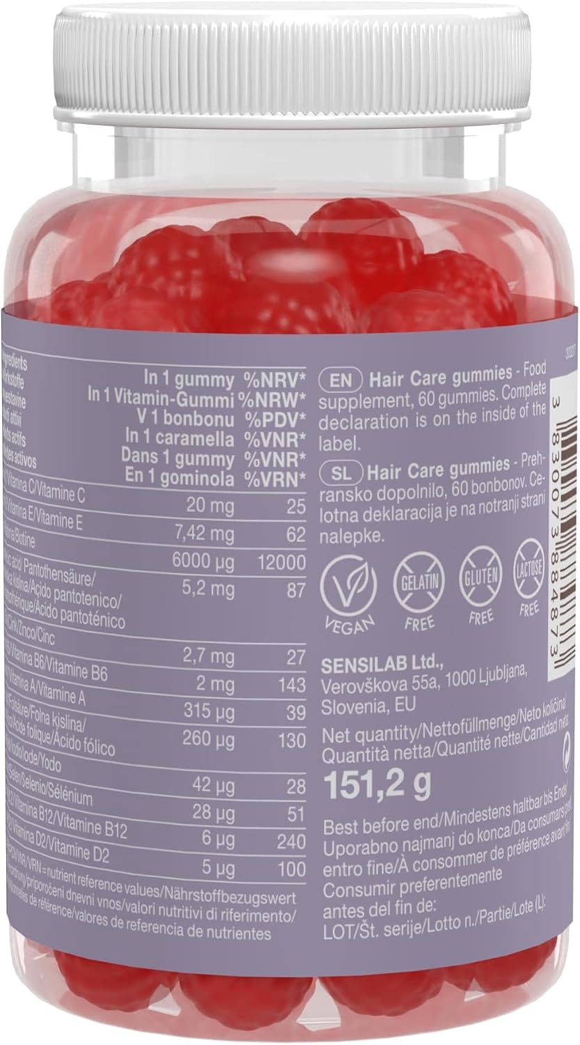 Tummy Tox Hair Care Biotin Gummies 6000 mcg, 60 Gummies - Image 8
