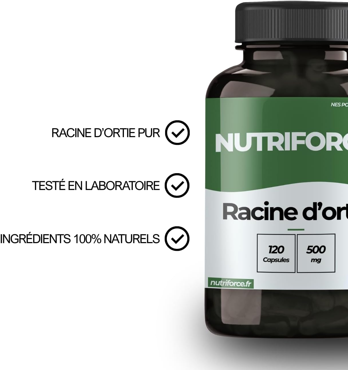 Nettle Root Dietary Supplement – Natural Capsules – Urinary and Prostate Comfort, Drainage, Kidney Elimination and Vitality – Concentrated Spicy Nettle - Image 5