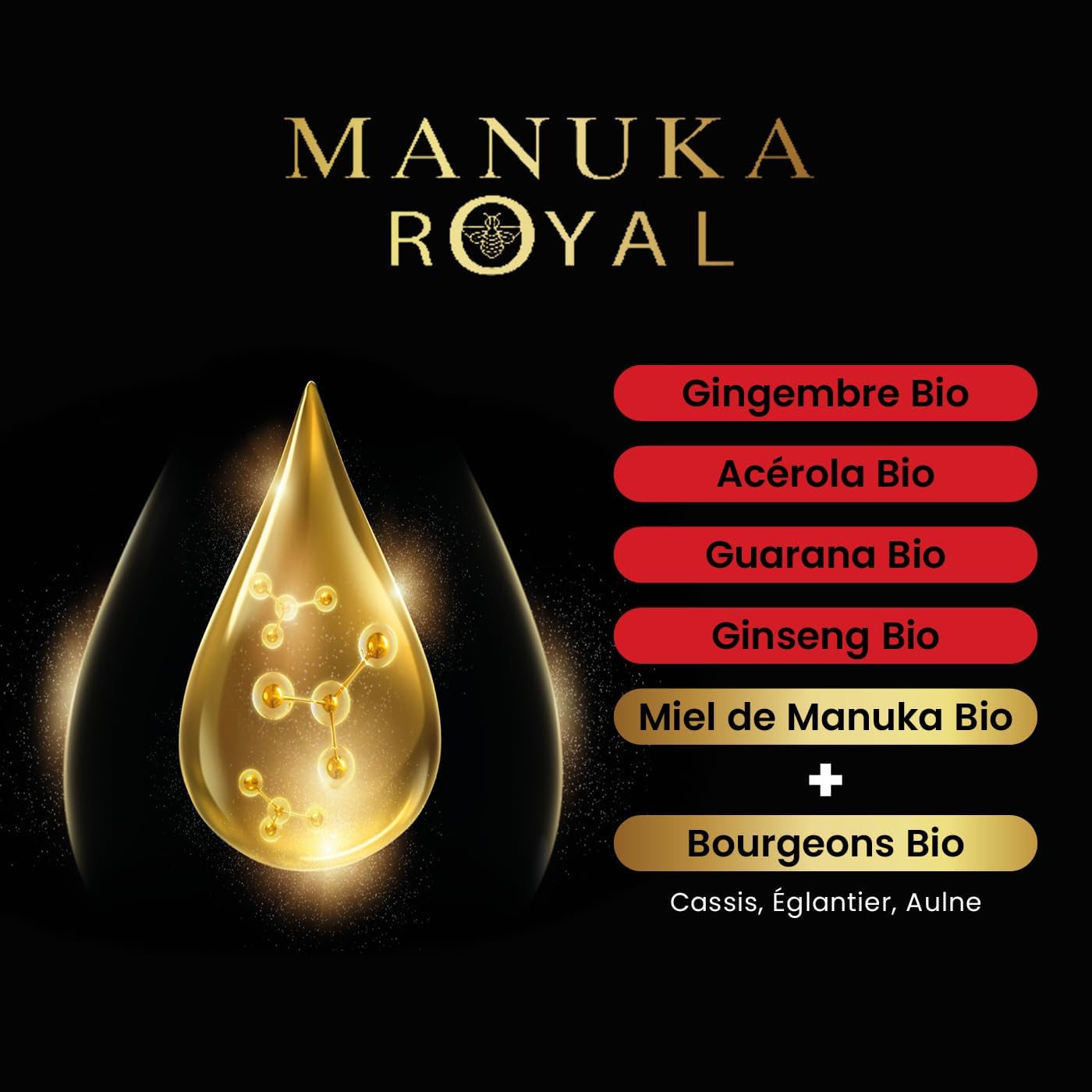 SANTAROME Ginseng Guarana Acerola Ginger & Manuka Organic - 20 Ampoules - Image 6