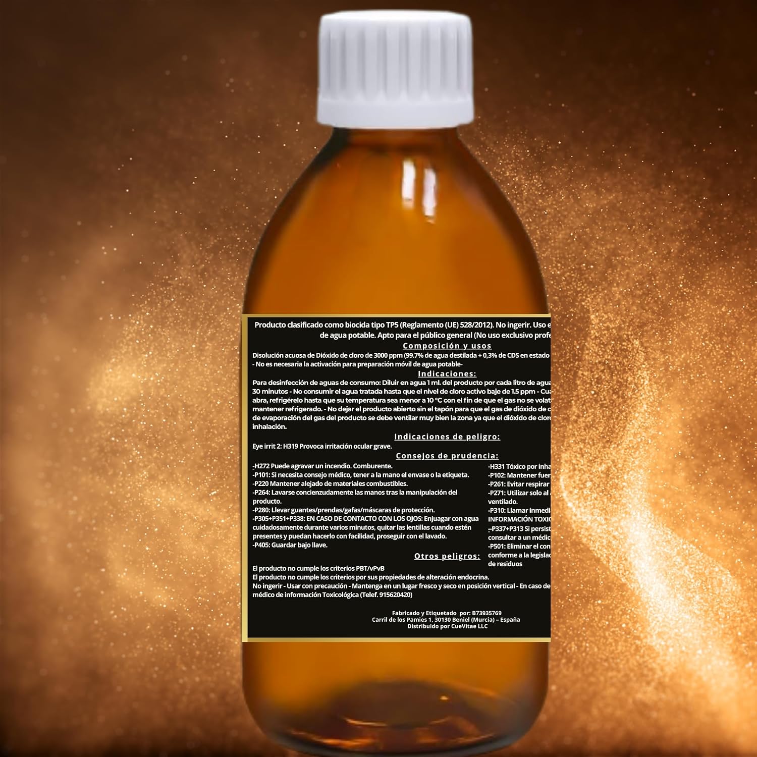 CDS - 0.3% Chlorine Dioxide Aqueous Solution | Pack 2x250 ML | Amber Glass - Image 4
