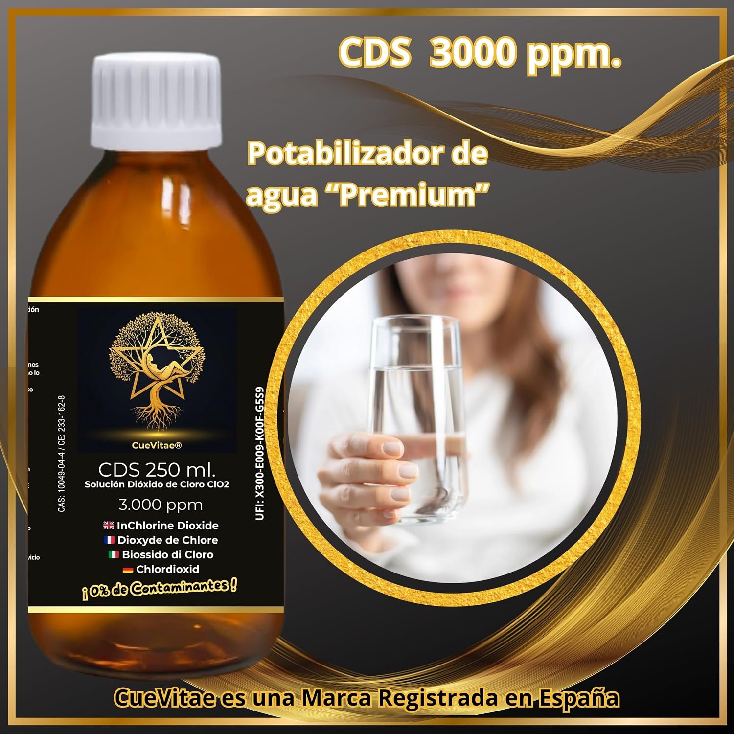 CDS - 0.3% Chlorine Dioxide Aqueous Solution | Pack 2x250 ML | Amber Glass - Image 6
