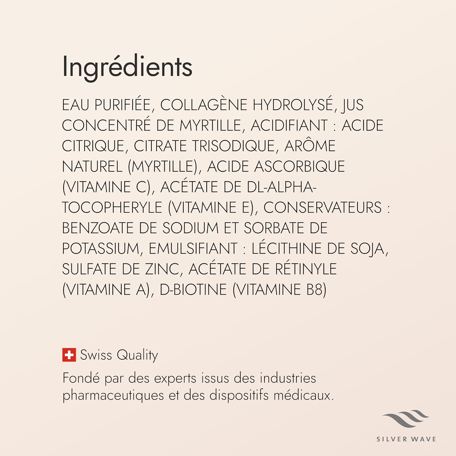 SILVER WAVE Time Sublime Collagen Drink – Collagène à Boire Hydrolysé 10 g – Cure Beauté Anti-Âge Peau, Fermeté & Élasticité – Vitamine C, Zinc, Biotine – Goût Myrtille – 28 x 25 ml - Image 8