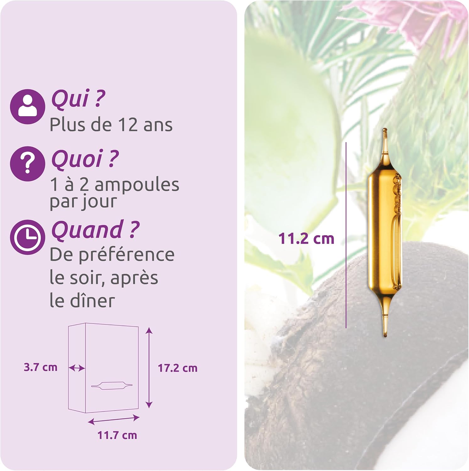 HERBESAN – RADIS BLACK AND ARTICHOKE ORGANIC – Digestive well-being – French laboratory – 20 ampoules of 10 ml - Image 5