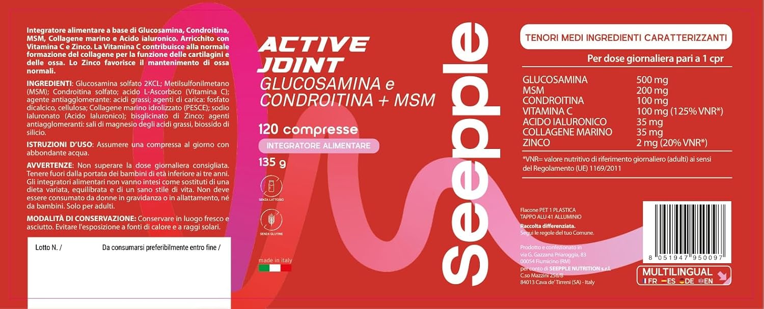 Glucosamine Chondroitin MSM 120Cpr with Collagen and Hyaluronic Acid - Image 9