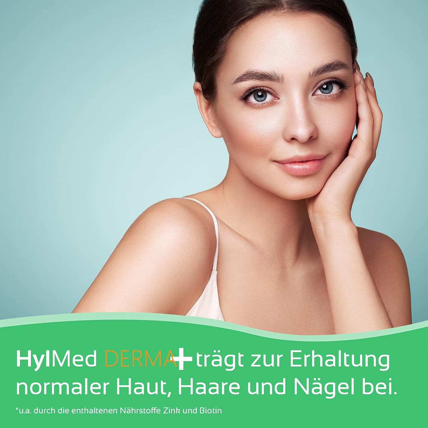 Derma+ High Dose Hyaluronic Acid - With Collagen, Zinc, Vitamins A, C, B2, B3, Biotin to help maintain normal skin for 50 days - Image 3