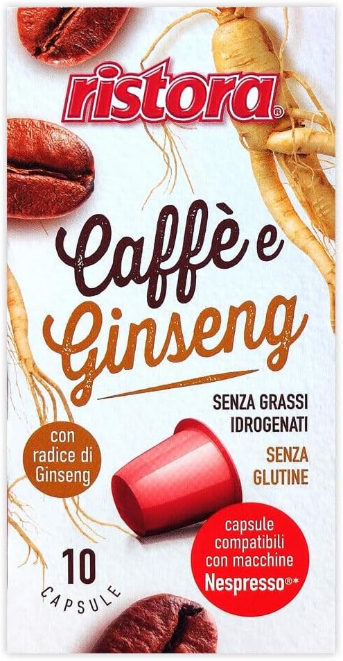 Ristora Ginseng Capsules Compatible Nespresso Machine - 60 Pods (6 x 10 Pieces) - Image 5
