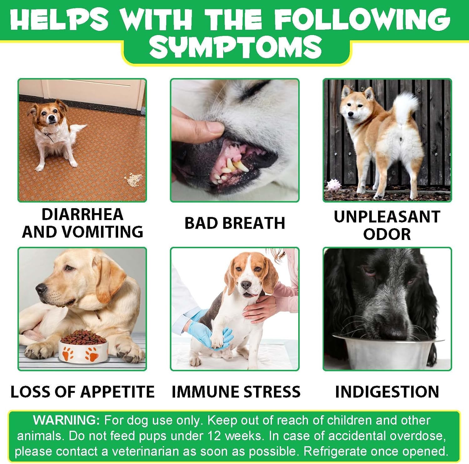 Dog Probiotics, Digestive Probiotics for Dogs, Digestive Enzymes, Immune System & General Health Support, Gut Flora, Allergic Itching Relief - Image 7