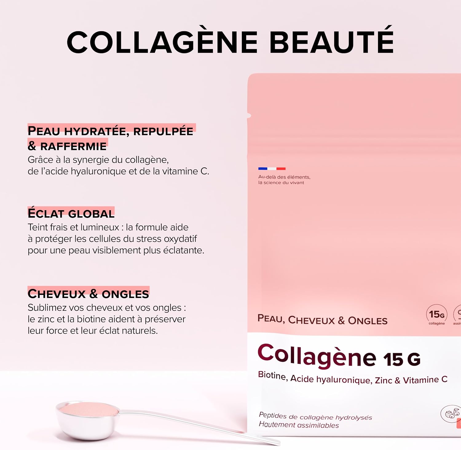 Collagen 15,000mg High Dosage – Hyaluronic Acid – Firm & Hydrated Skin - Image 3