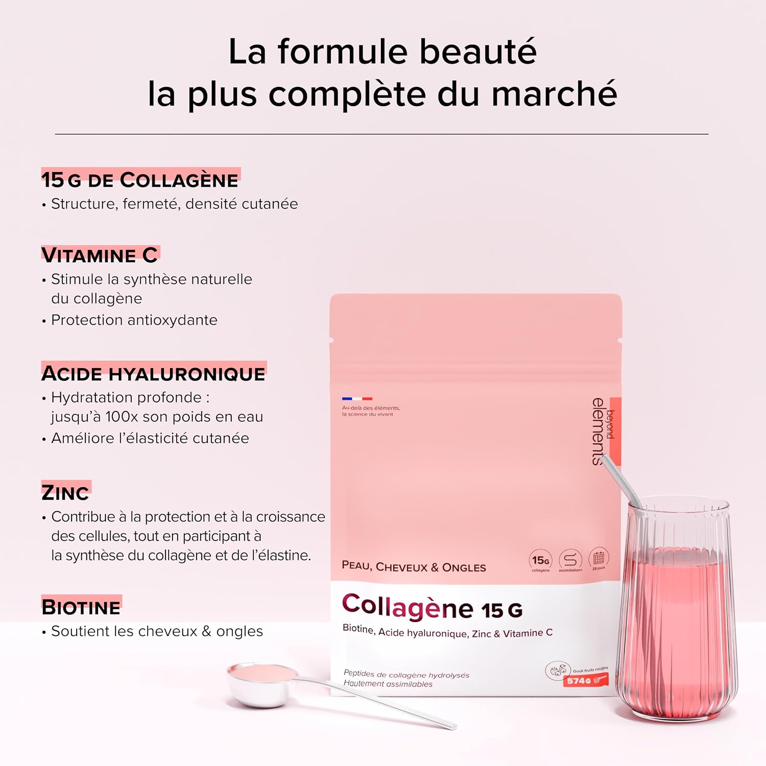 Collagen 15,000mg High Dosage – Hyaluronic Acid – Firm & Hydrated Skin - Image 7