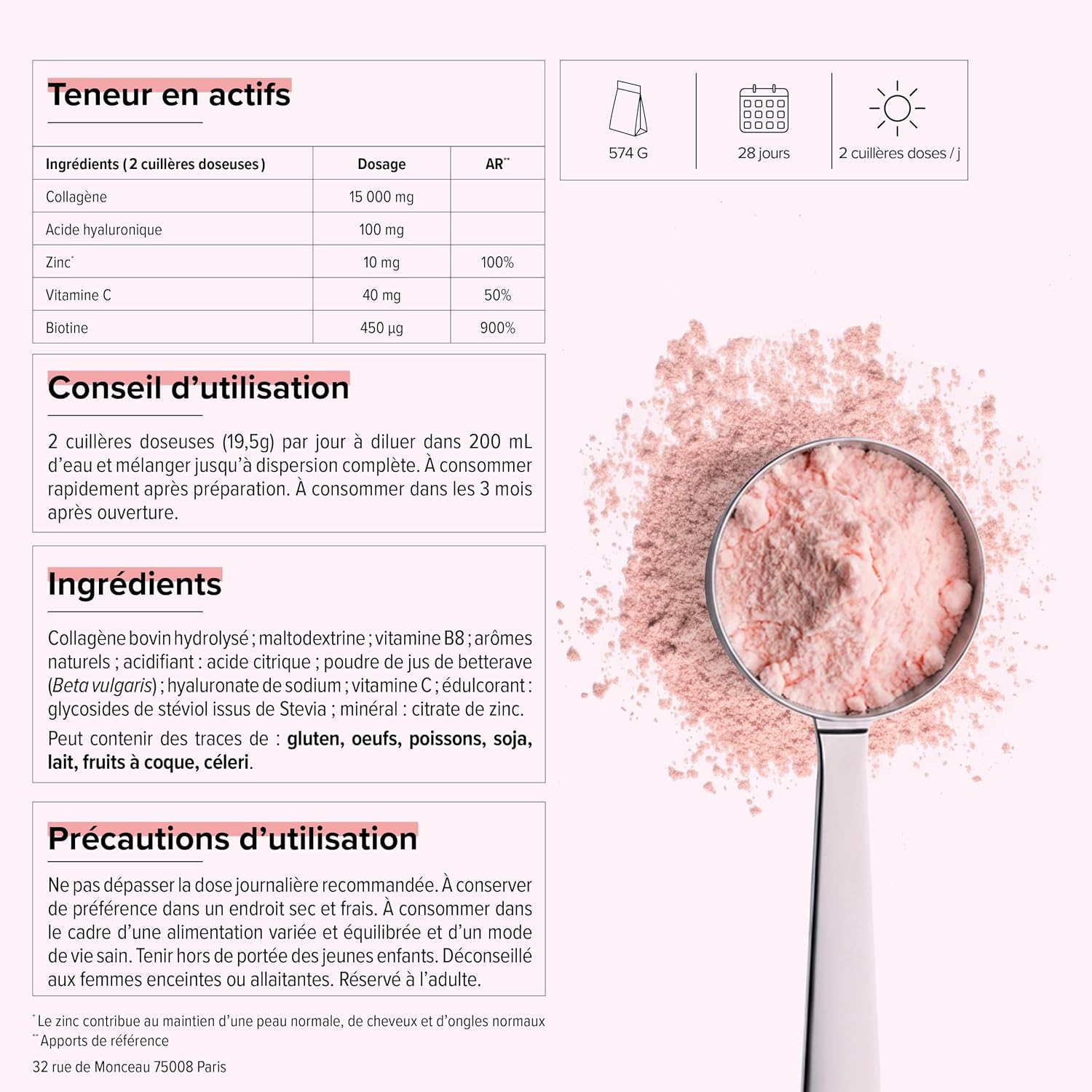 Collagen 15,000mg High Dosage – Hyaluronic Acid – Firm & Hydrated Skin - Image 9