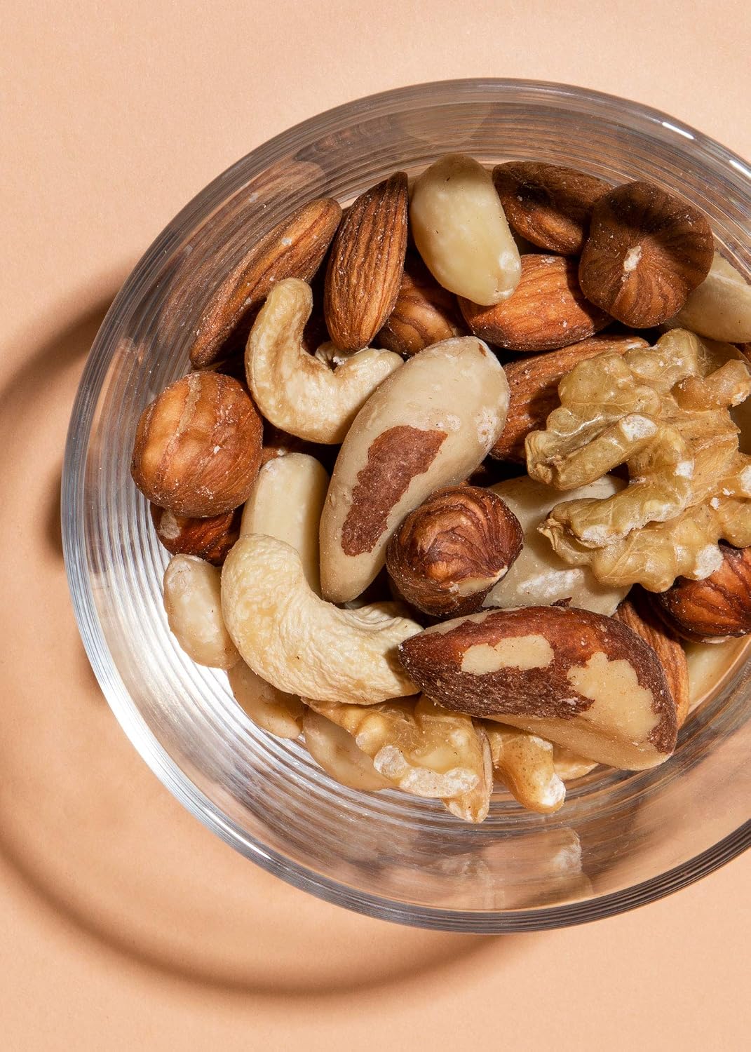 KoRo Premium Nut Mix 1kg - Almonds, Cashews, Brazil Nuts, Hazelnuts and Walnut Kernels, 100% Natural, Salt and Sugar Free, High in Fiber - Image 6