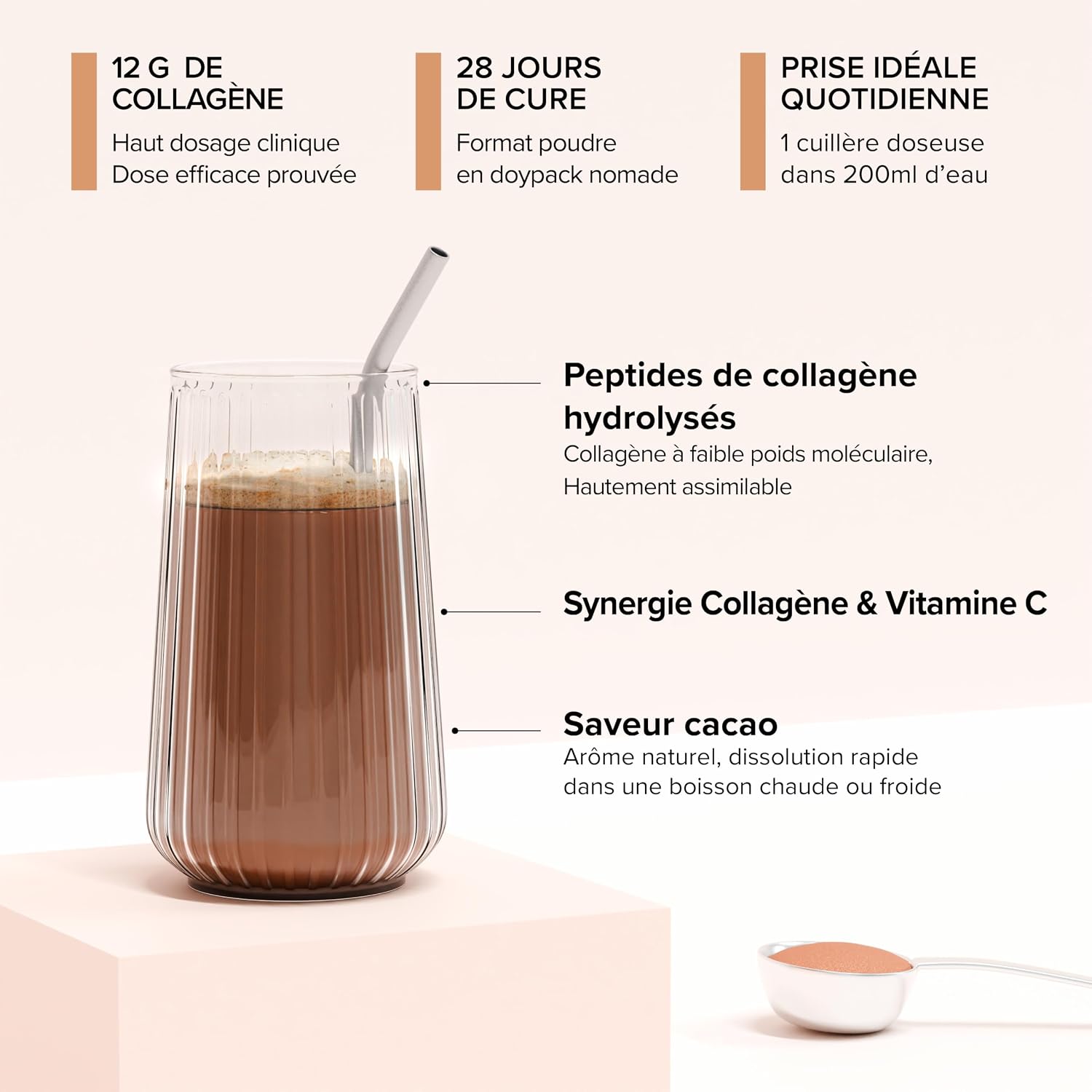 Collagen 12,000mg & Vitamin C – Skin & Joints – High Dosage - Image 4
