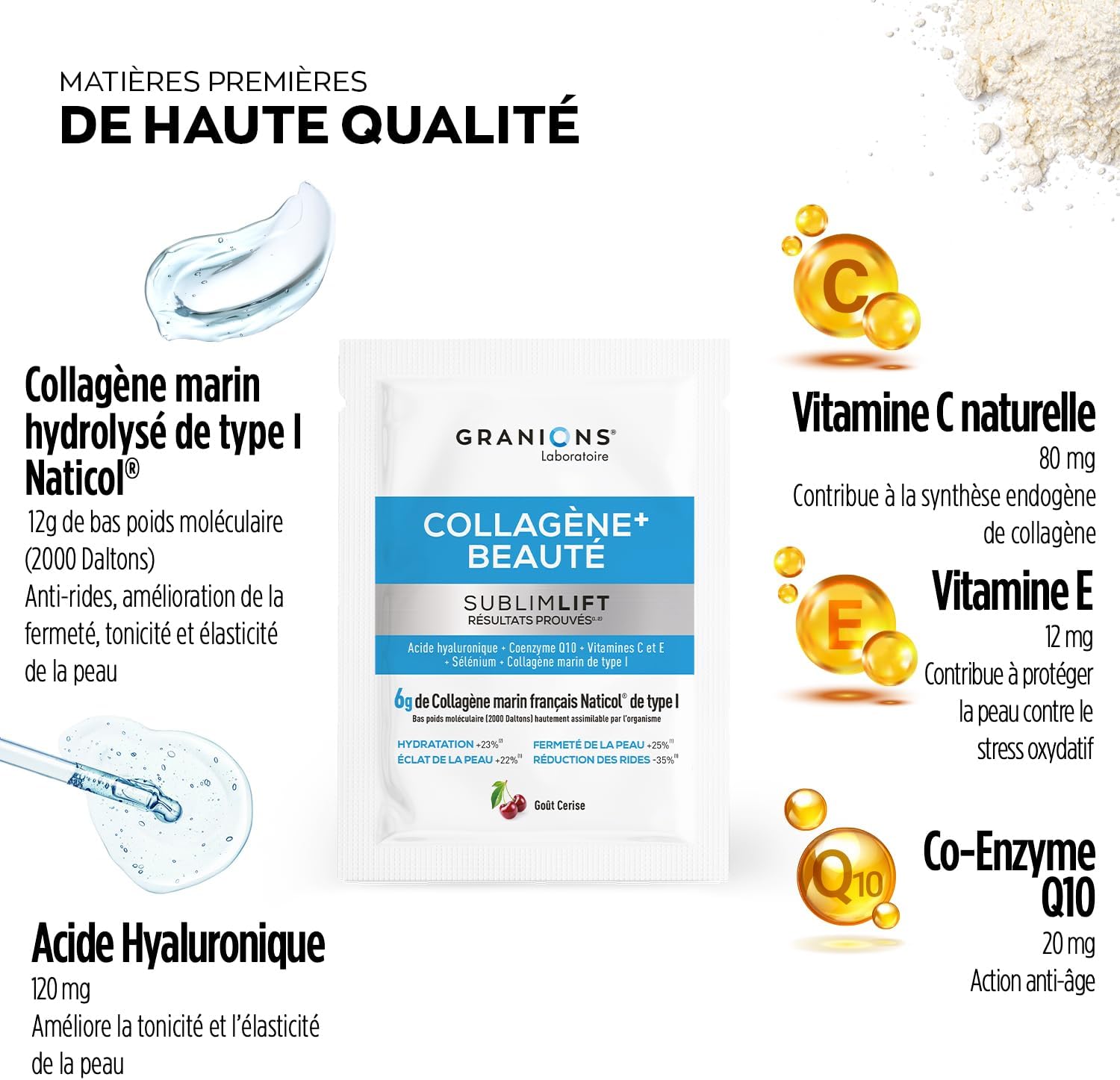 Granions Sublimlift Collagen+ Beauty - 10 Sachets (Pack of 2) - Image 6