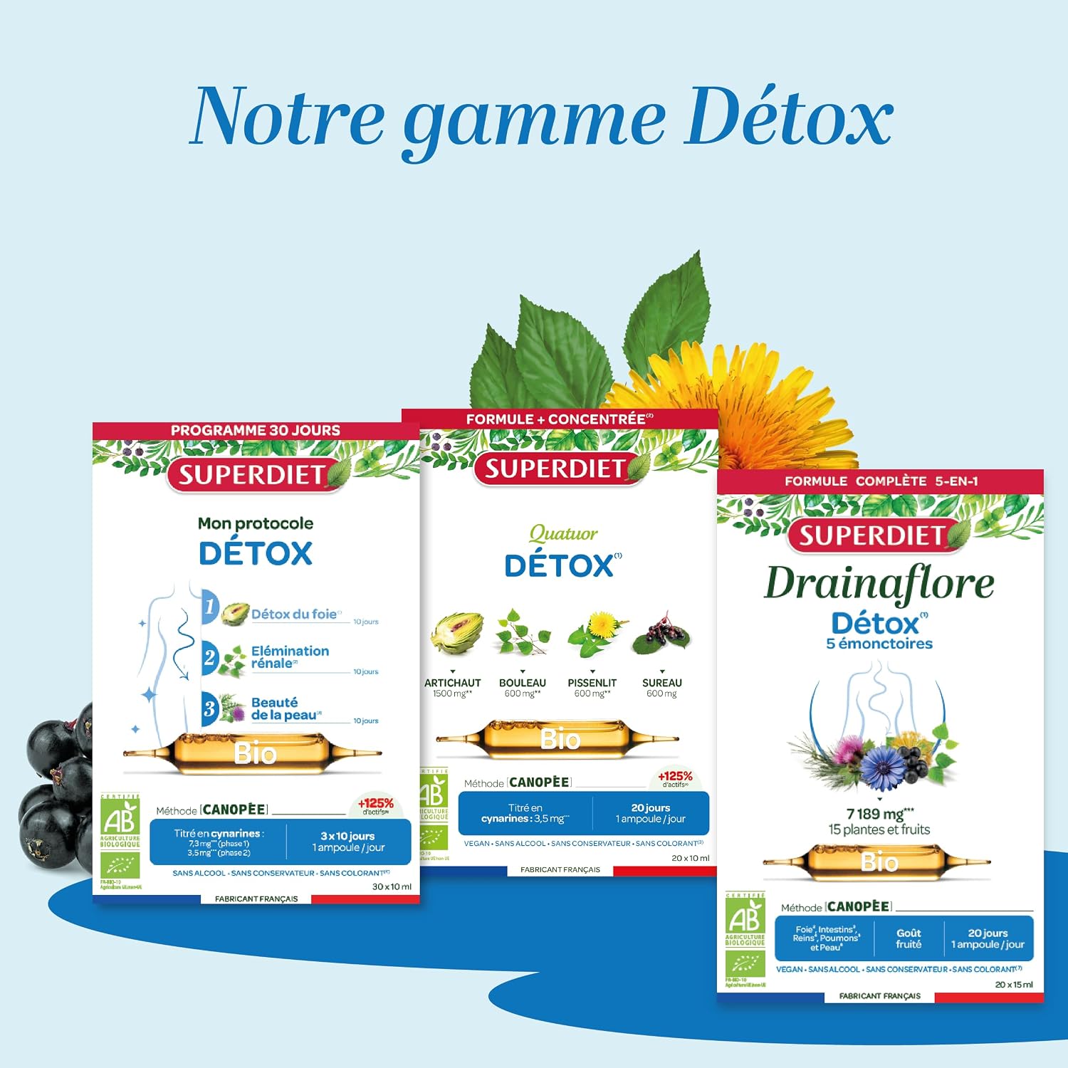 Drainaflore Bio – Complete Detox, Drainage, Water Retention - Drink - Image 7