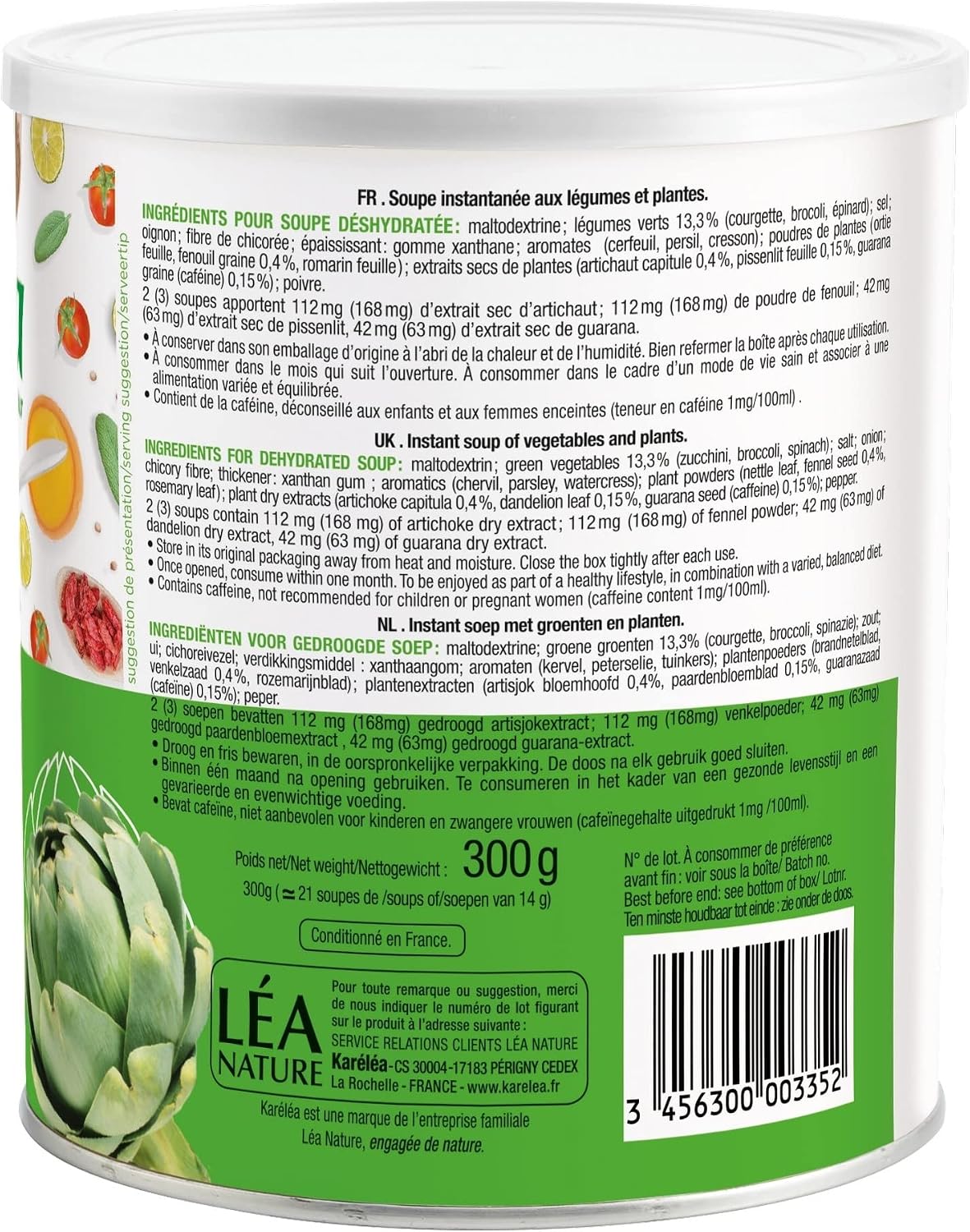 Karéléa Detox Artichoke Soup, 300 g (Pack of 2) - Image 5