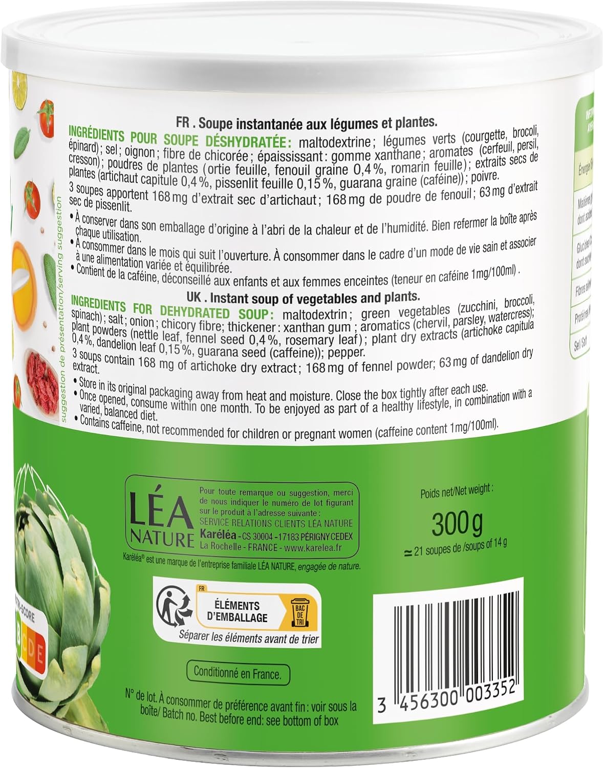 Karéléa Detox Artichoke Soup, 300 g (Pack of 2) - Image 6