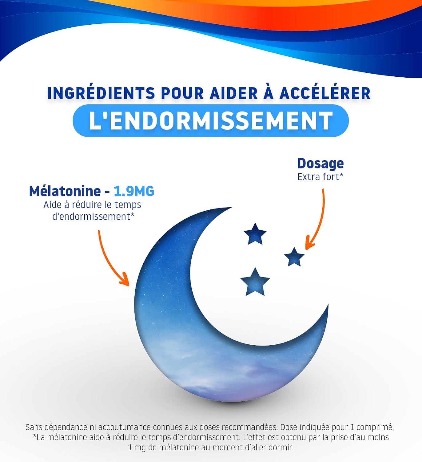 VALDISPERT - Sleep - Extra Strong Rapid Sleep 1.9 mg - Melatonin Dietary Supplement - Fast Release in 1 Minute - Addictive Free - 2 Packs of 40 Orodispersible Tablets - Image 4