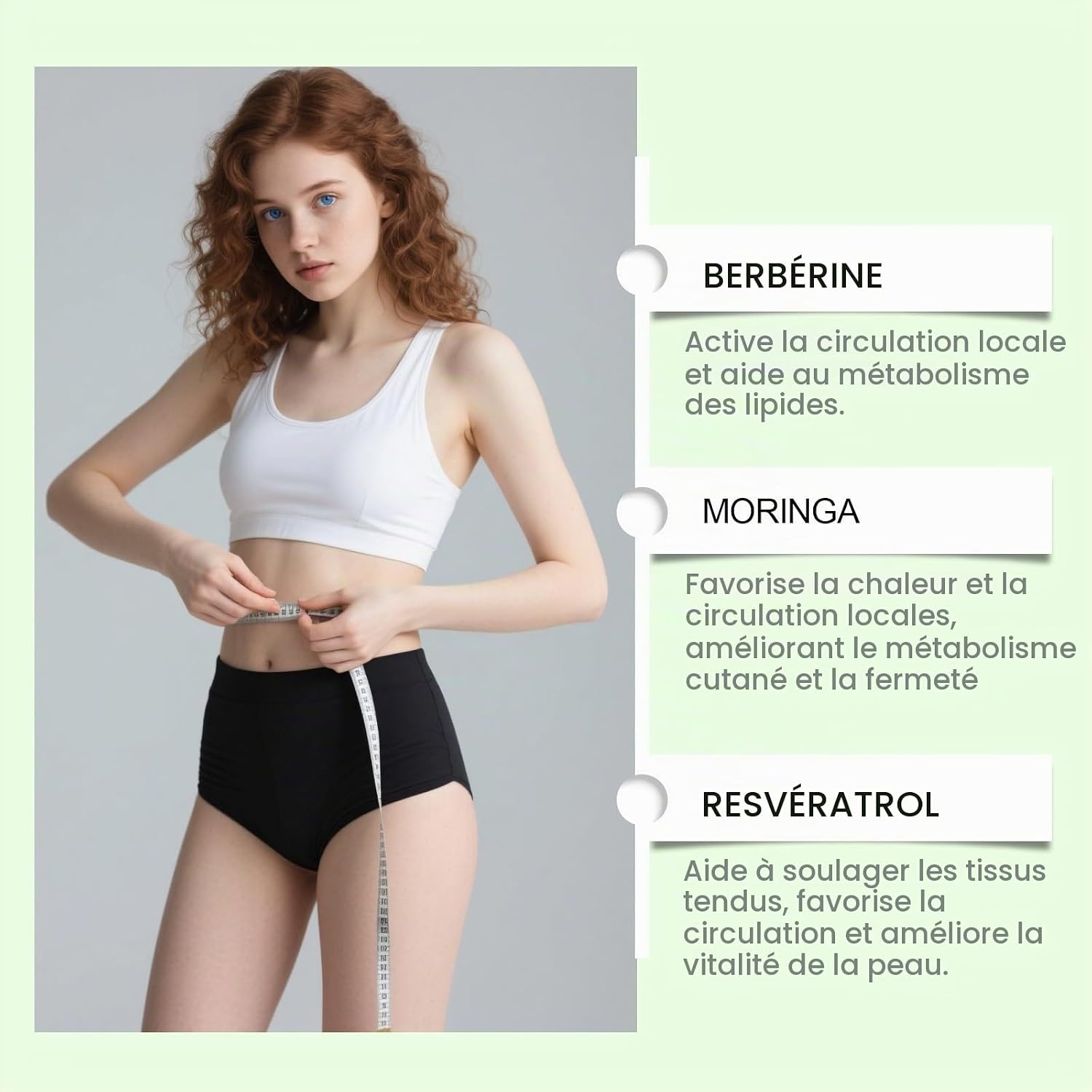 Moringa 10-IN-1 Patch, Moringa X Berberine Slimming, 10 in 1 Nano Microneedle, Natural Slimming for Weight Loss, Flat Stomach, Easy to Apply, for Men and Women, Natural Ingredients - Image 6