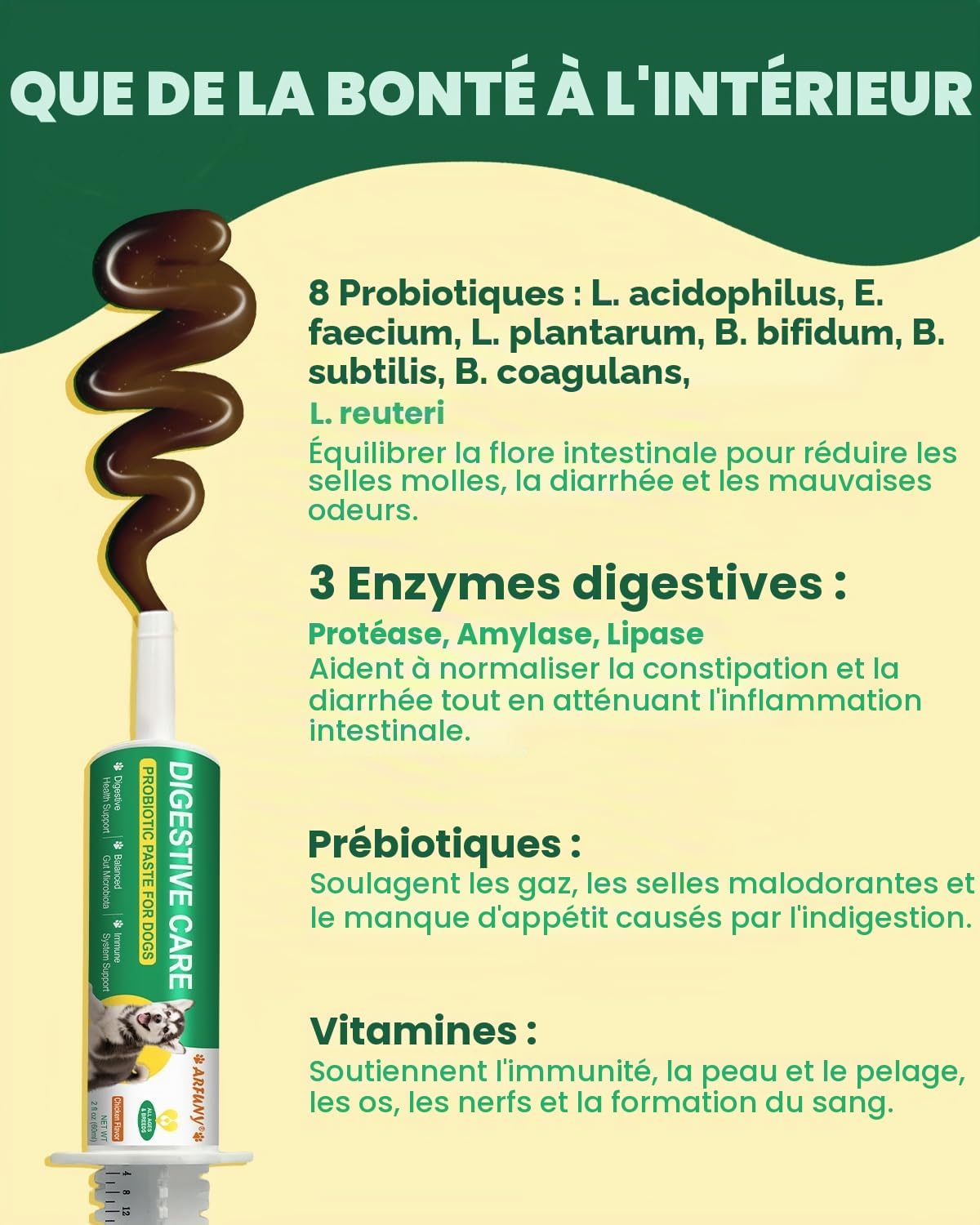 Probiotic Dog to Stabilize Physiological Digestion, 60 ml - Image 4
