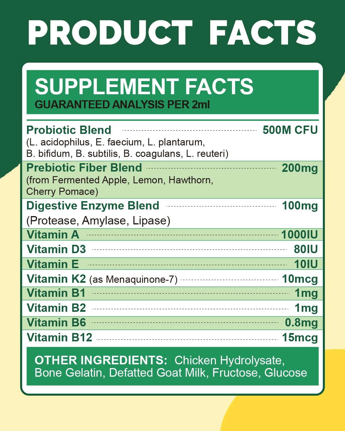 Probiotic Dog to Stabilize Physiological Digestion, 60 ml - Image 6