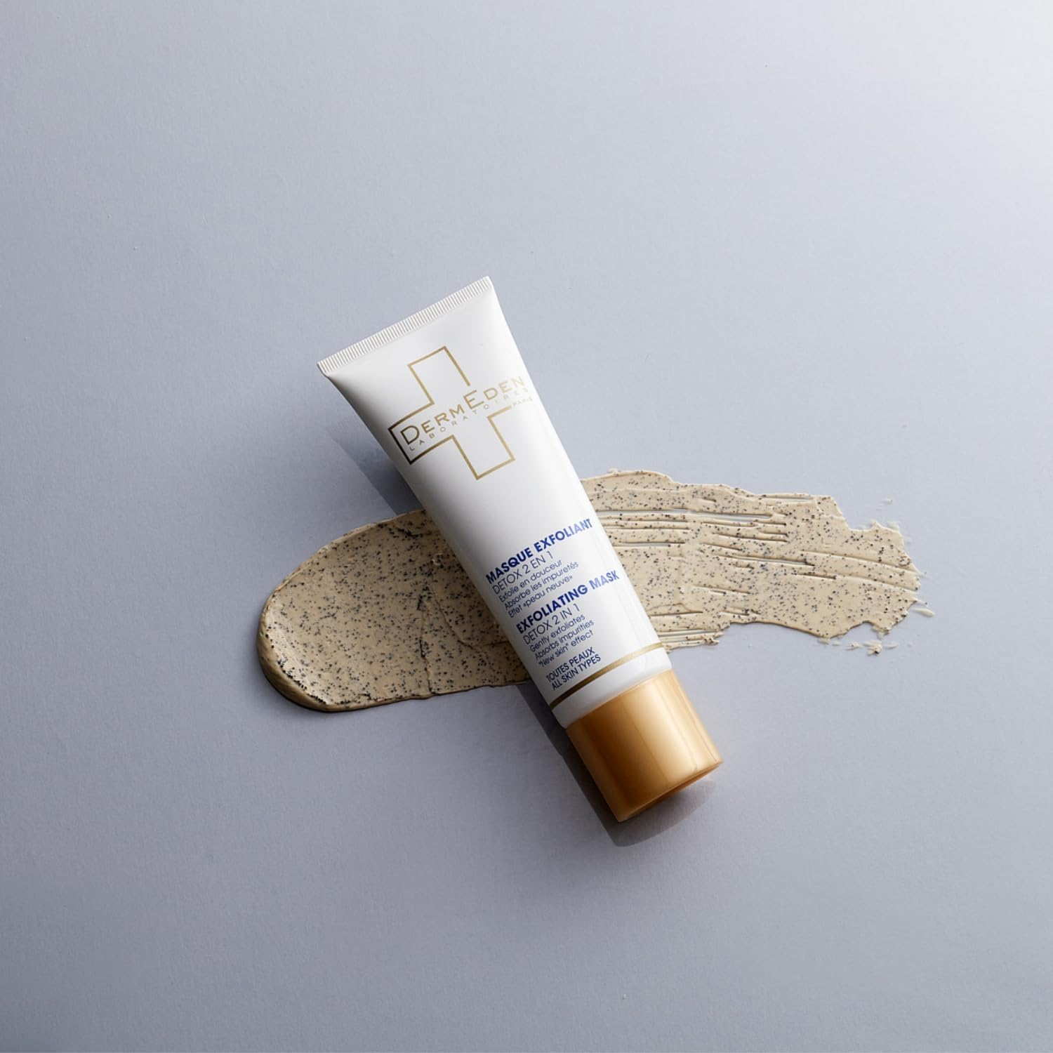 Laboratoires DermEden - Detox Exfoliating Mask 50 ml - 2 actions in 1 - Removes impurities and particles of pollution - Purifies, tightens and unclogs skin pores - Made in France - Image 7