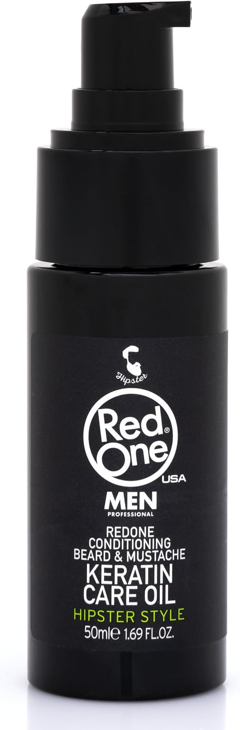 Redone Keratin Beard and Moustache Oil 50 ml | Innovative Style | Softens L - Image 3