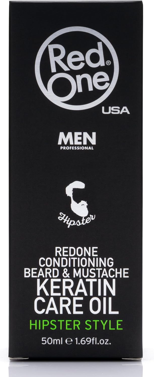 Redone Keratin Beard and Moustache Oil 50 ml | Innovative Style | Softens L - Image 5
