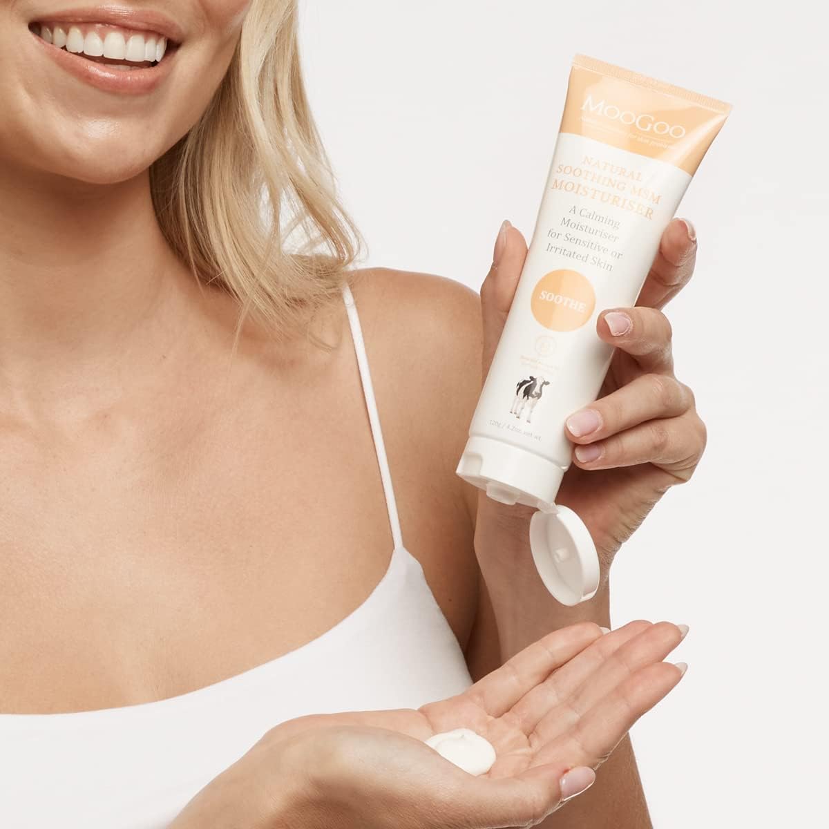 MooGoo MSM Soothing Moisturizer - Soothing Face & Body Moisturizer for sensitive, red or sunburn, irritated skin including eczema, psoriasis and rosacea 200g - Image 3