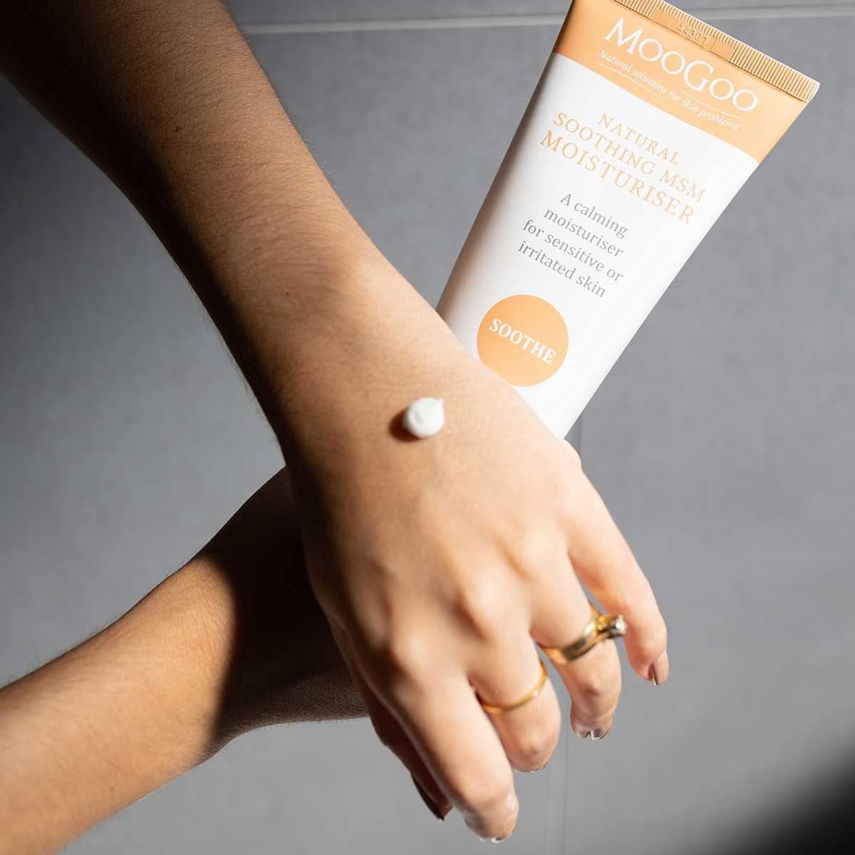 MooGoo MSM Soothing Moisturizer - Soothing Face & Body Moisturizer for sensitive, red or sunburn, irritated skin including eczema, psoriasis and rosacea 200g - Image 5