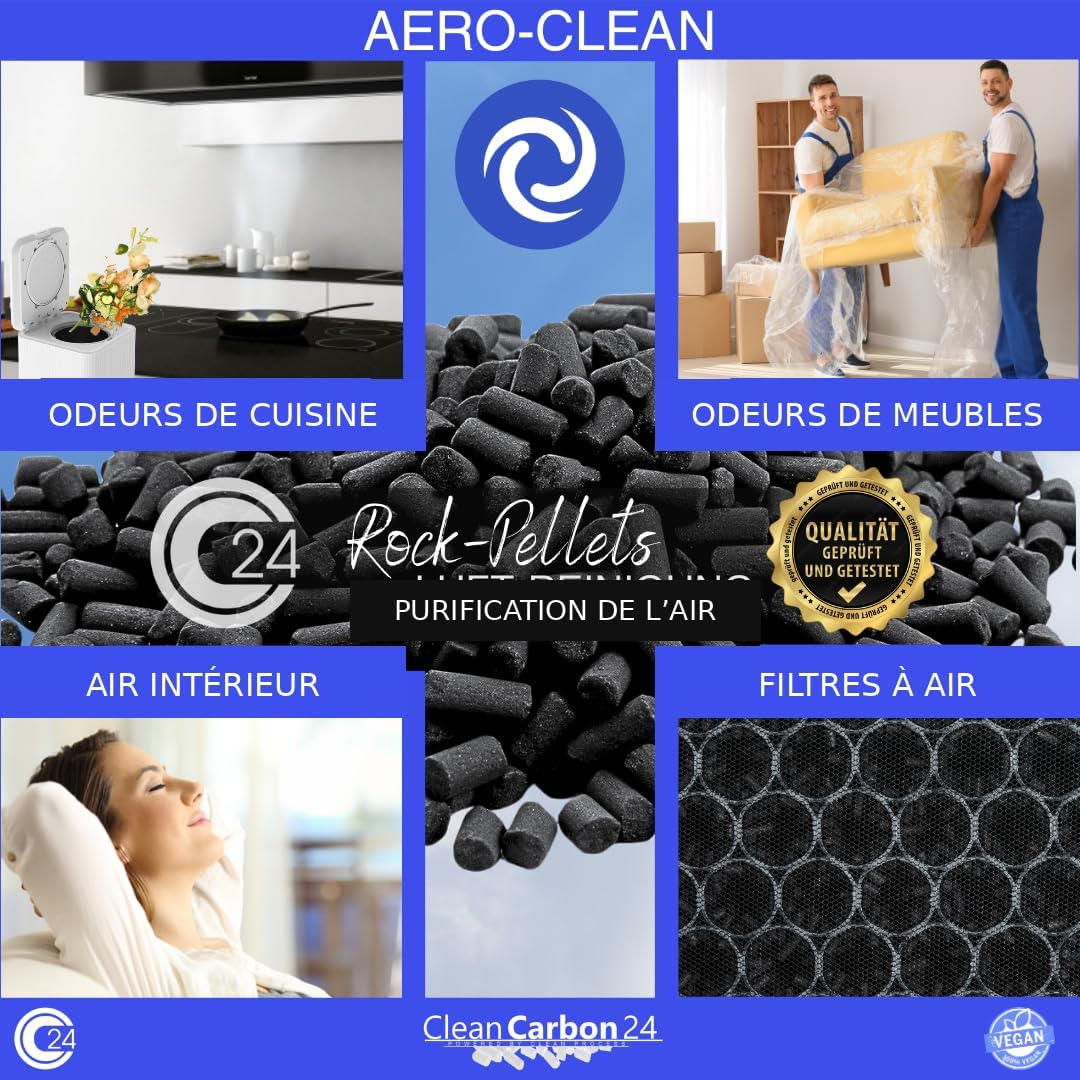 CC24 AERO-CLEAN activated carbon pellets Ø4mm, 2,5L | 2.76 lbs - Image 5
