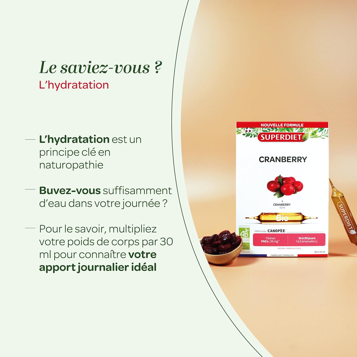 Organic Cranberry - Urinary Comfort - Ampoules - Image 6