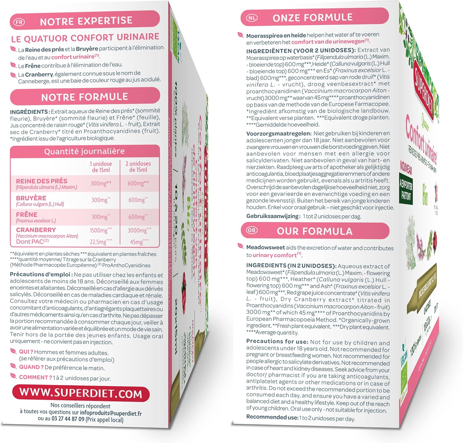 Urinary Comfort - Cranberry, Dandelion, Heather, Ash - Single Doses - Image 3