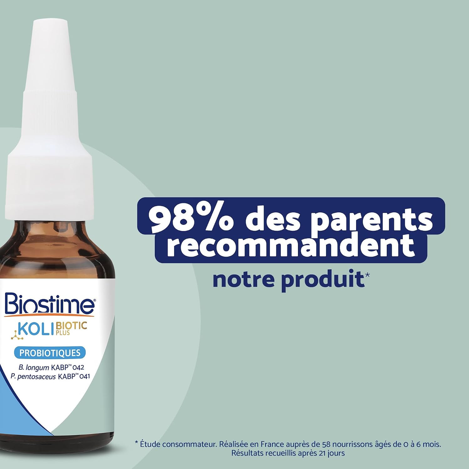 Biostime KOLI BIOTIC Plus, baby probiotics from birth in dropper format 10 ml - clinically proven efficacy - Image 5
