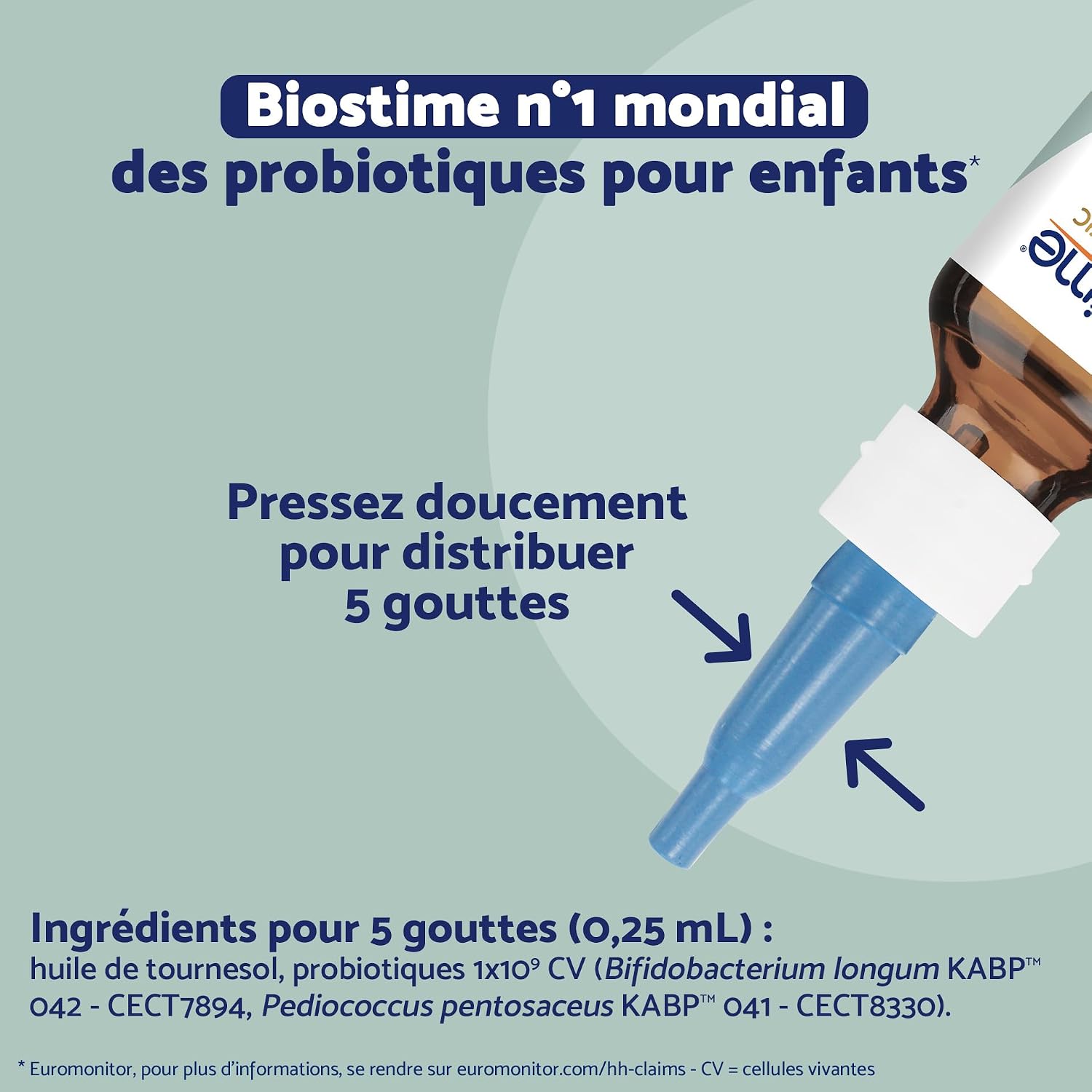 Biostime KOLI BIOTIC Plus, baby probiotics from birth in dropper format 10 ml - clinically proven efficacy - Image 7