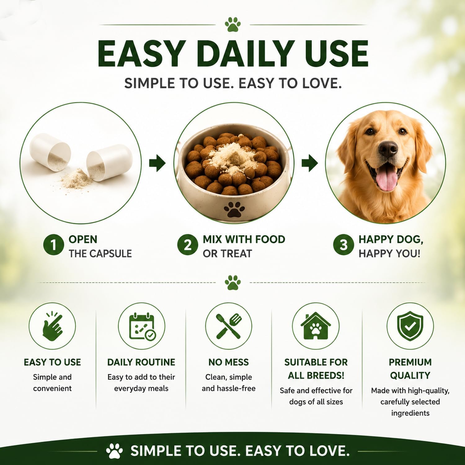 Dr. Flex Probiotic Complex for Dogs – 110 High Dose Capsules with Lactobacillus Acidophilus, Lipase, Cellulase and Protease for Digestion, Intestinal Flora, Gut Health and Vitality - Image 8