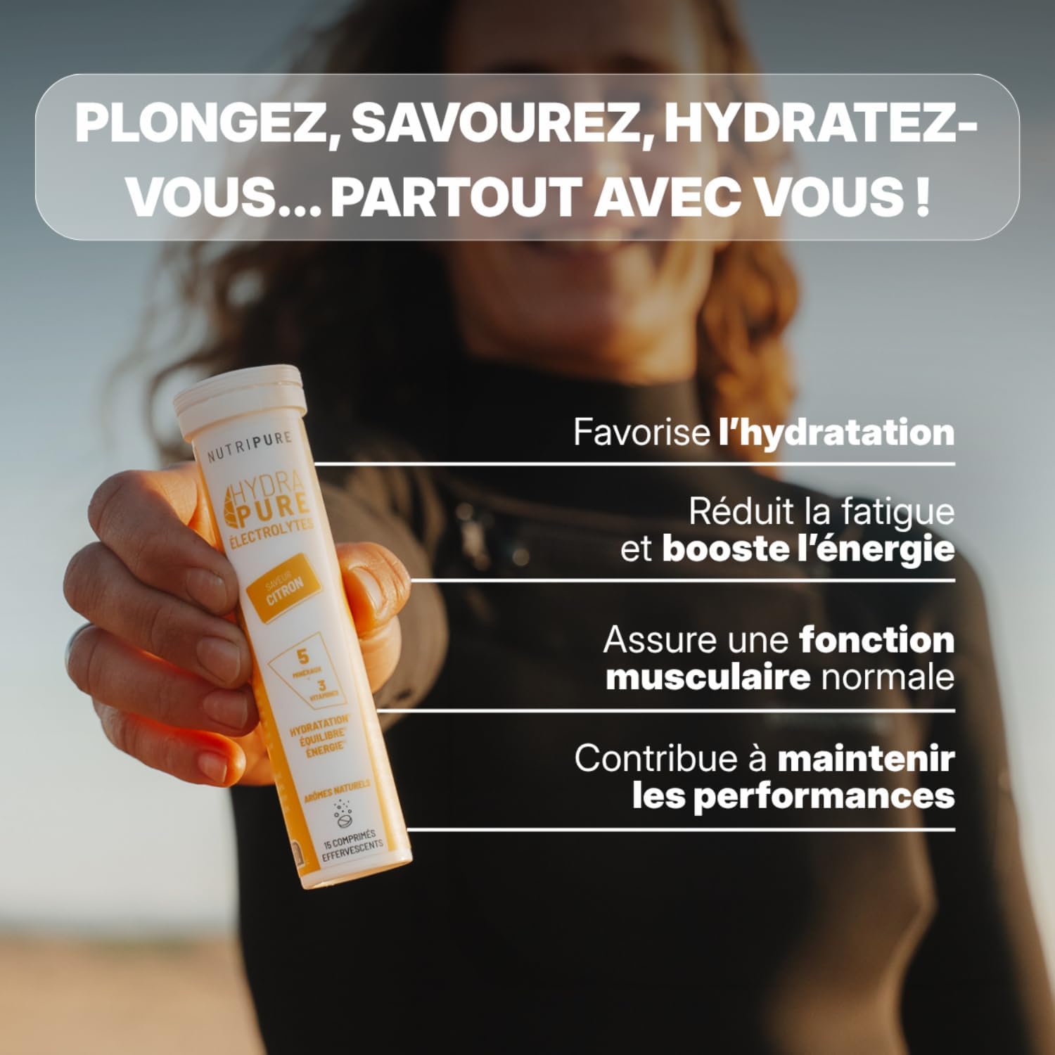 Nutripure - Hydrapure - Electrolyte Hydration Tablets - Lemon - Image 3