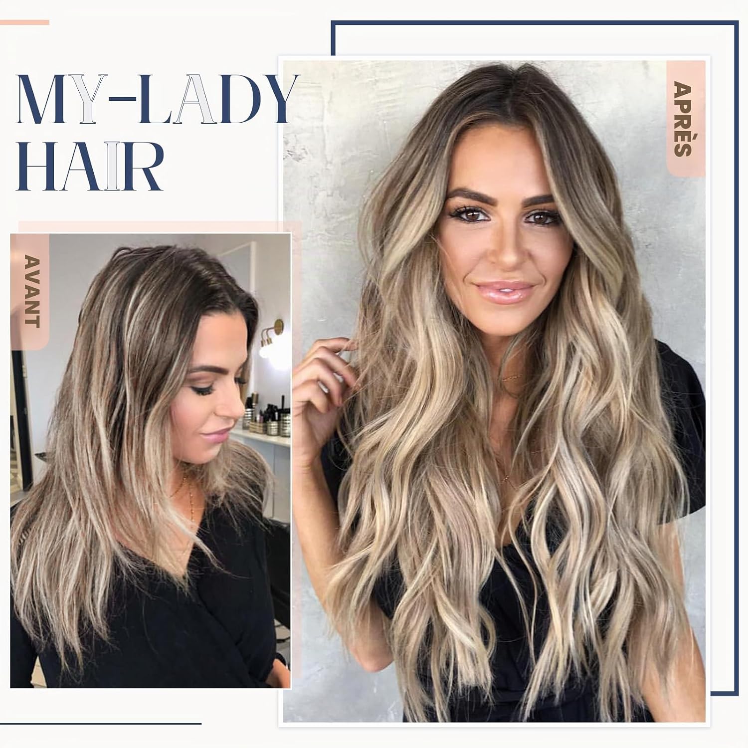 MY-LADY Natural Keratin Hair Extension 25 Pieces/25 Strands Chocolate Brown 35 cm 20 g Hot Remy Human Hair Extension Smooth 14 Inches #04 - Image 6
