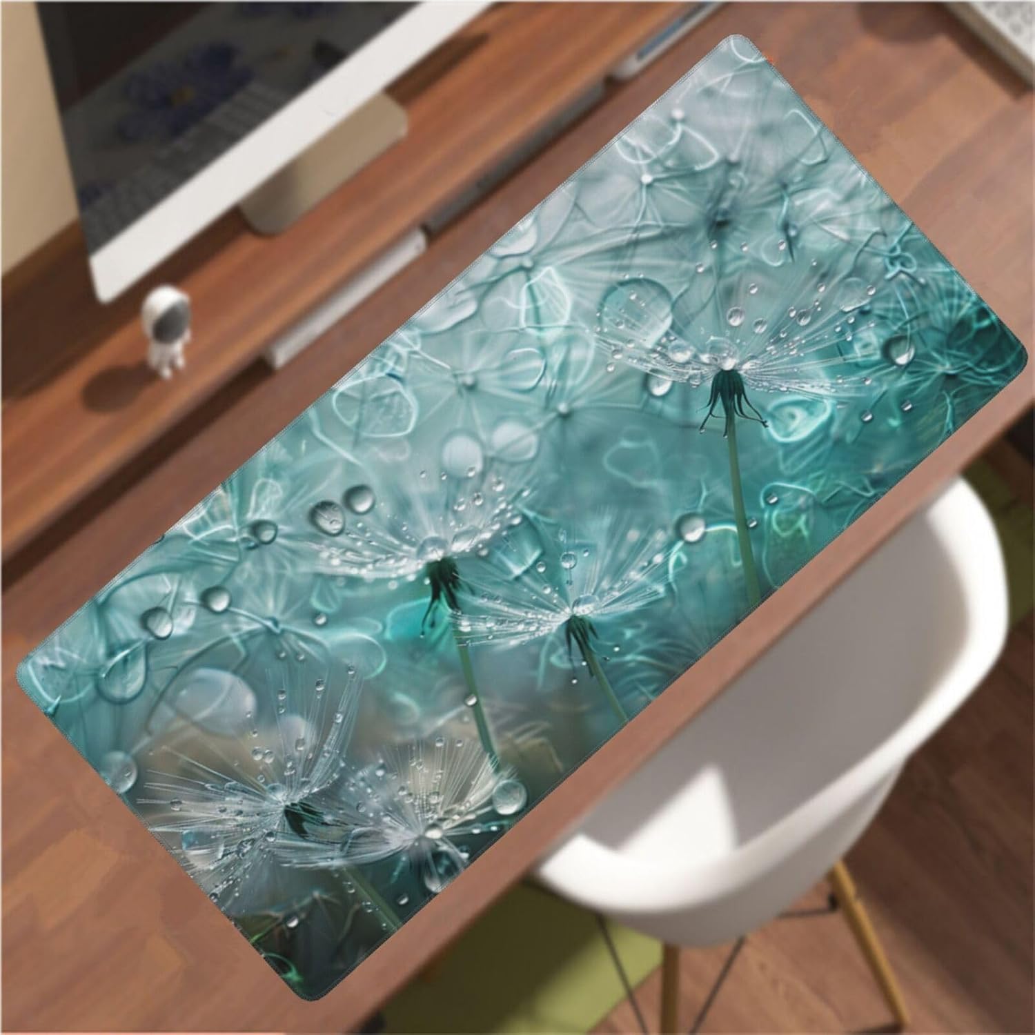 Tapis de Souris XXL 120 x 60 cm, Vert & Pissenlit Tapis de Bureau G680 - Image 8