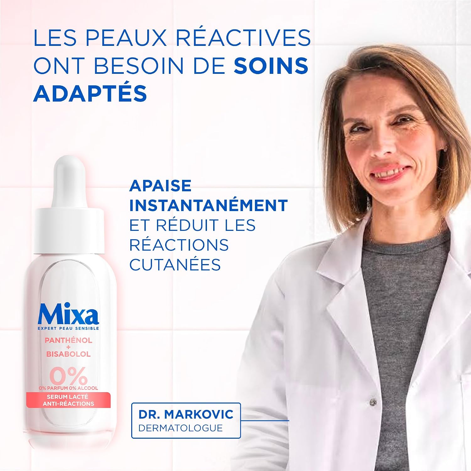 MIXA Soothing Anti-Reaction Serum Reactive Skin Fragrance Free 1 fl oz - Image 5