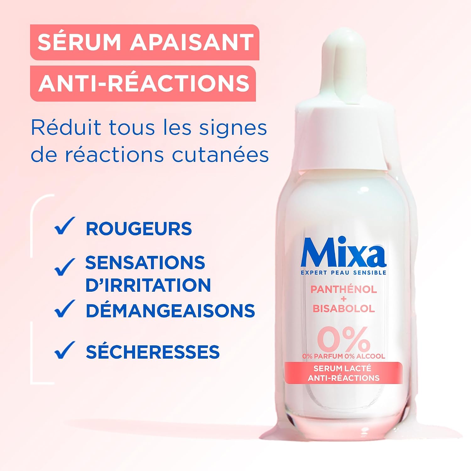 MIXA Soothing Anti-Reaction Serum Reactive Skin Fragrance Free 1 fl oz - Image 6
