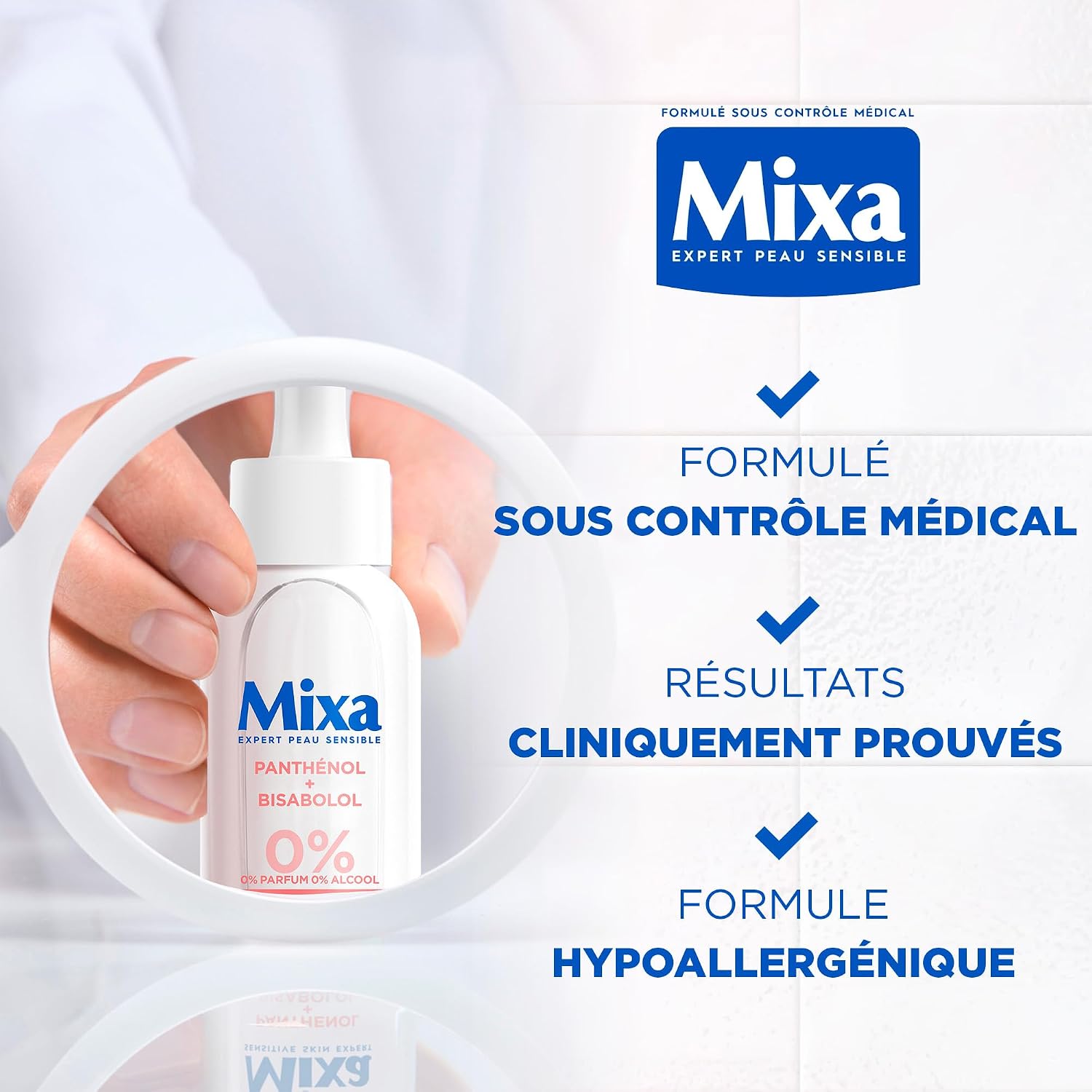 MIXA Soothing Anti-Reaction Serum Reactive Skin Fragrance Free 1 fl oz - Image 7