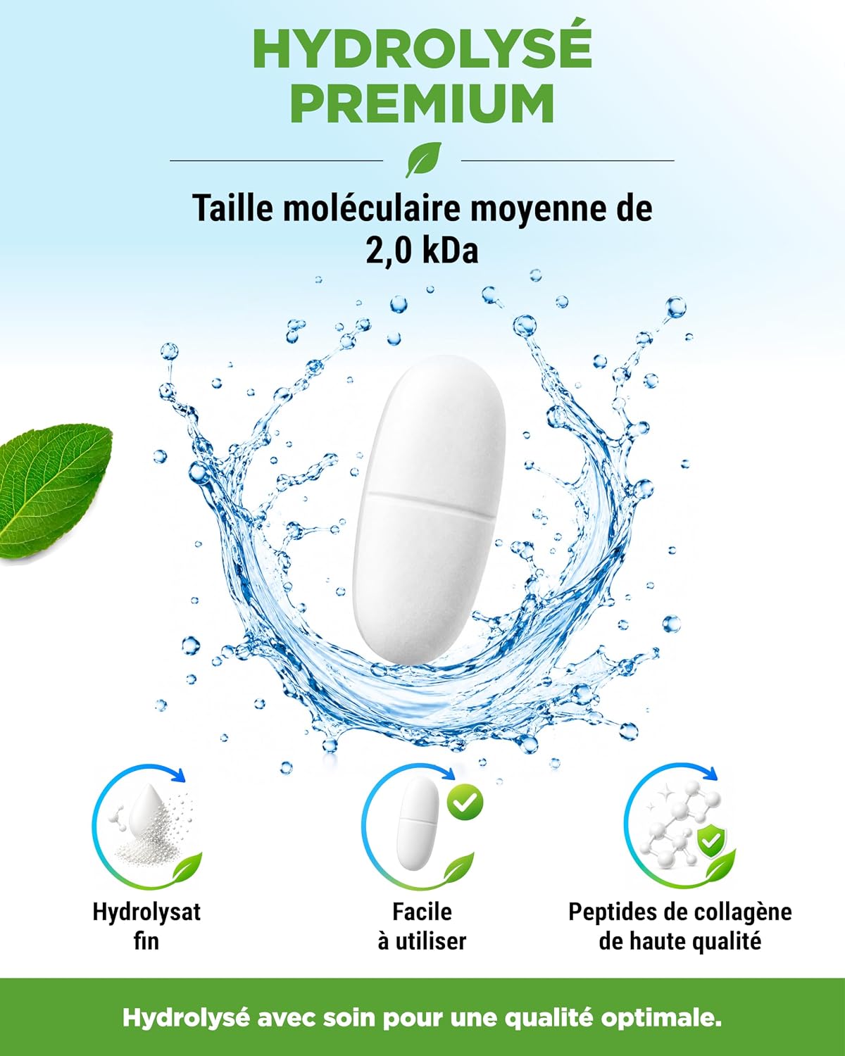 vit4ever Collagen Tablets 500 Pcs - 3000mg Pure Hydrolyzed Collagen - Image 7