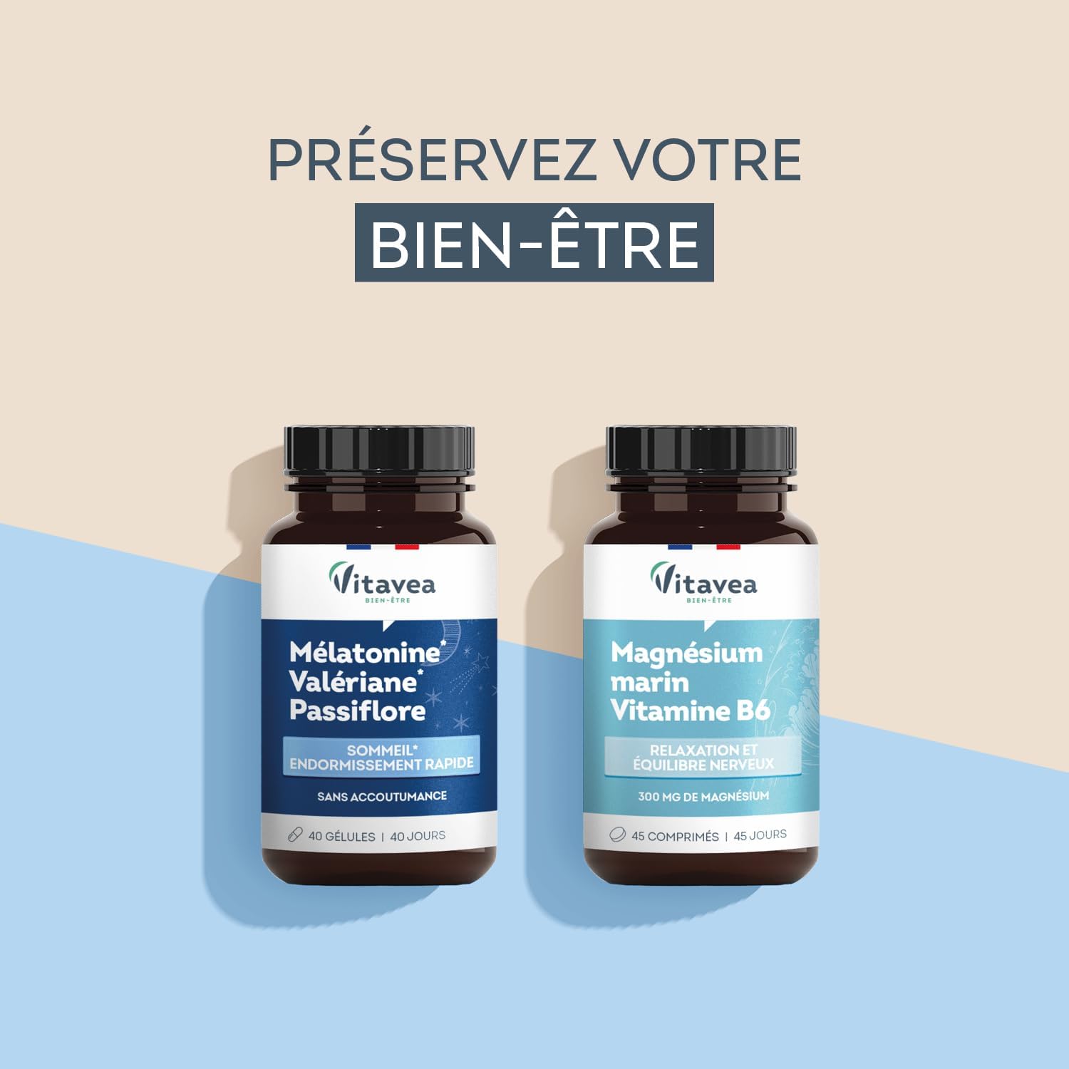 Vitavea Well-being Melatonin Valerine Passionflower - Sleep - 40 days - Image 7