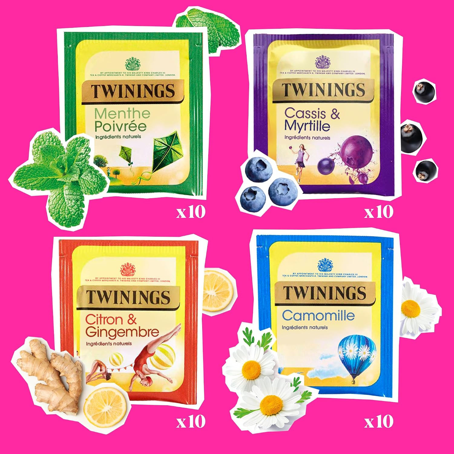 Twinings Infusion Box 4 Flavours 40 Sachets - Image 4