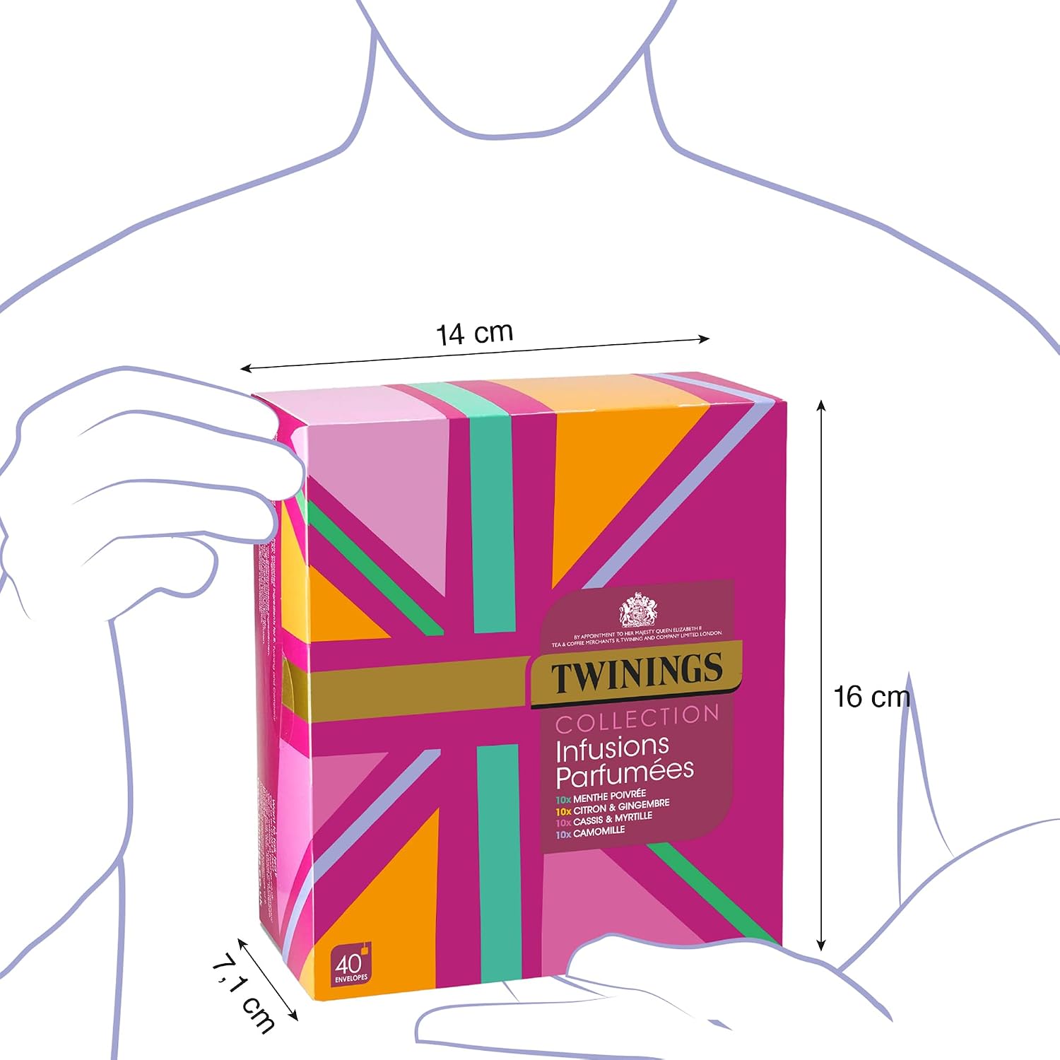 Twinings Infusion Box 4 Flavours 40 Sachets - Image 11