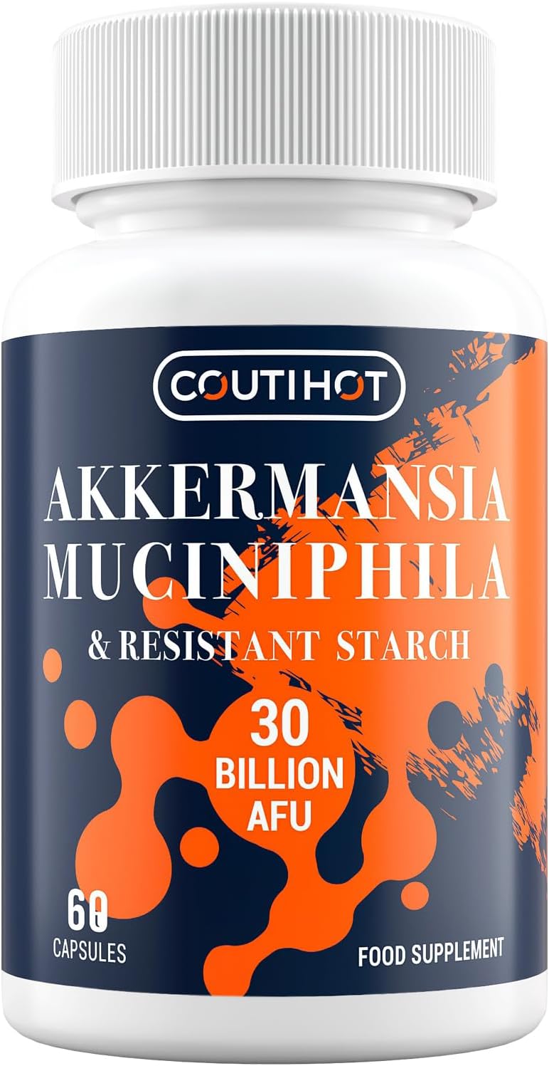Akkermansia Muciniphila 30 Billion AFU - Enhanced with Resistant Starch | Formule sans OGM et sans gluten pour les femmes et les hommes - 60 capsules à libération retardée (60 Unité (Lot de 1)) - Image 2